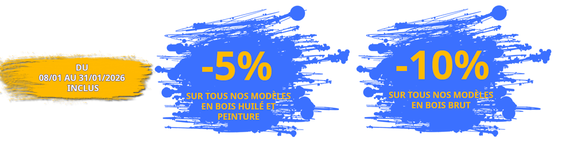 -5% -10% promotion toilette sèche